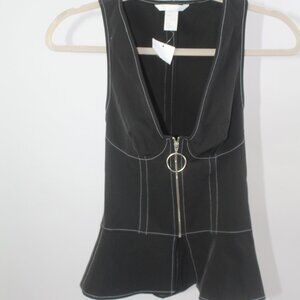HM Black New Top Open Chest - Sizes Vary